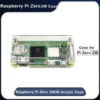 ราสพ์เบอร์รี่ Pi Zero เคสอะคริลิกใส2 W พร้อมเปลือกซิงค์ความร้อนอลูมิเนียมสำหรับ Raspberry Pi 2 W