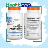 Tăng cơ bắp Doctor s Best High Absorption Magnesium 100mg 240 viên