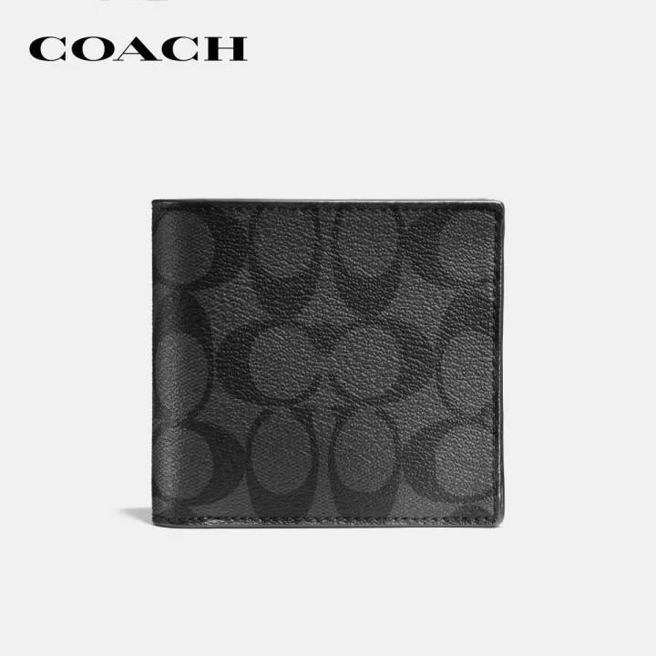 coach-กระเป๋าสตางค์ผู้ชายรุ่น-3-in-1-wallet-in-signature-canvas-สีเทา-74993cq-bk