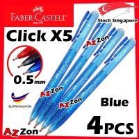 [A Boutique]✾❈ Faber Castell Click X5 X7 Ball Pen 0.5mm 0.7mm Needle Point Retractable Super Smooth 100 Original Genuine Faber-Castell