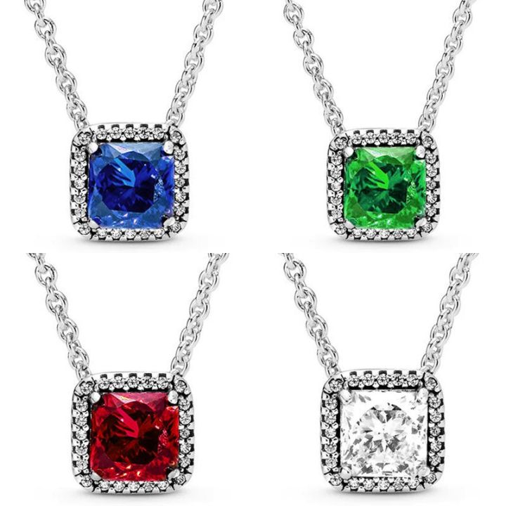 jdy6h-original-multicolor-timeless-elegance-with-square-cut-crystal-925-sterling-silver-necklace-for-europe-bead-charm-diy-jewelry