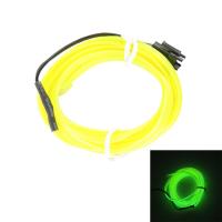 AutoAccessories 1M Cold Light Flexible LED Strip Light For Car Decoration (Fluorescent Green Light)