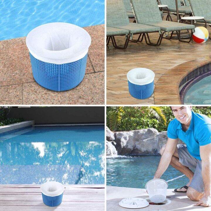 30-pack-pool-filter-basket-socks-excellent-savers-white-for-pool-filters-baskets-and-skimmers