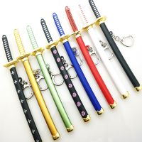 ✢ FDHTD Fashion Roronoa Zoro Keychains Buckle with Toolholder Scabbard Chains Keyrings Jewelry