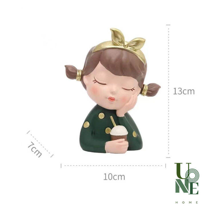 uonehome-พร้อมส่ง-h038-รูปปั้นกระถางดอกไม้-แต่งสวนน่ารัก-รูปปั้นเรซินเด็กสาว-สไตล์โมเดิร์น-ของแต่งบ้าน-แต่งสวน