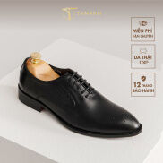 Giày tây nam TÂM ANH dáng Half-brogue Oxford lịch lãm, cao cấp GNTA016-D