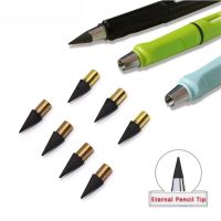 ปากกาเครื่องเขียนสำนักงานกราไฟท์สุดโหดดินสอปลายแหลมหัวดินสอนิรันดร์ไม่จำกัดปากกาเจลสากล