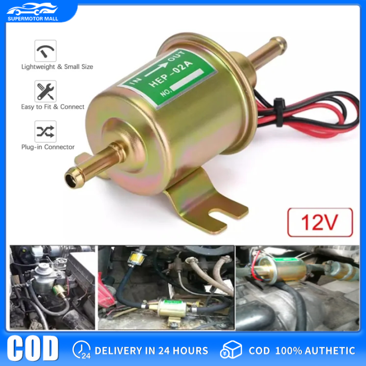 【COD/Original】12V Electric Fuel Pump HEP02A Low Pressure Bolt Fixing