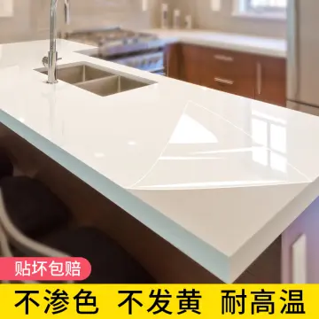 2mil Glossy Clear Furniture Protection Film Countertop Kitchen Oil