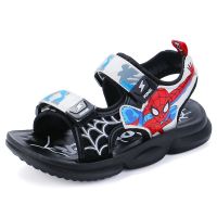 Marvel Spiderman Boy Shoes Summer Cartoon Fashion 2022 New Boys Sandals Beach Soft Sole Sandals Open Toe Breathable Sneakers