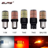 1ชิ้น P21W 1156 BA15S นำ Canbus 1157 BAU15S BAY15D PY21W ไฟเบรค3014 144Smd T20 LED 7440 W21 W21W/5W แสงสัญญาณเลี้ยว LED