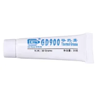 GD900 Thermal Conductive Grease Paste Silicone Plaster Heat Sink Compound Net Weight 30 Grams High Performance Gray For CPU ST30