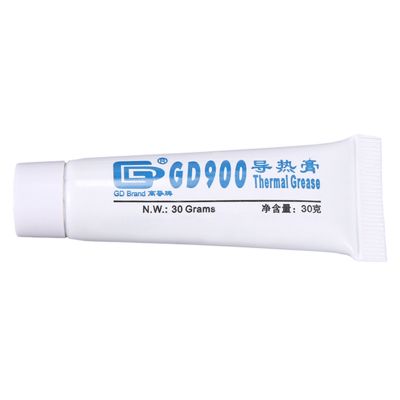 GD900 Thermal Conductive Grease Paste Silicone Plaster Heat Sink Compound Net Weight 30 Grams High Performance Gray For CPU ST30