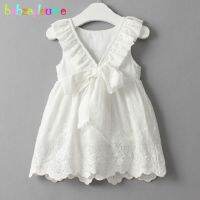 0-7Years/Summer Style Children Clothes Sleeveless Kids Clothing Casual White Baby Girl Backless Dresses Cute Infant Dress BC1005  by Hs2023