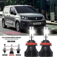 หลอดไฟหน้ารถยนต์ LED LAI 40w 6000k สีขาว สําหรับ Peugeot PARTNER 2008-2015 2PCS