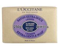 Loccitane Shea Lavender Extra Gentle Soap สบู่อาบน้ำ ผิวกาย ที่สามารถใช้ได้ทั้งเด็กและผุ้ใหญ่ ทำให้ผิวเนียนนุ่ม ชุ่มชื่น ไม่แห้งกร้าน