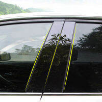 Auto Carbon Fiber Window B Pillar Protection Strip Trim Sticker For Passat B7 2011-2018 B8 2019-2021 Exterior Car Accessories