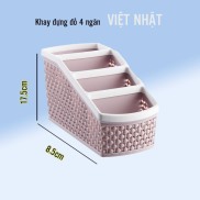 Plastic tray utility 4 compartment Vietnamese Japanese-serving tray