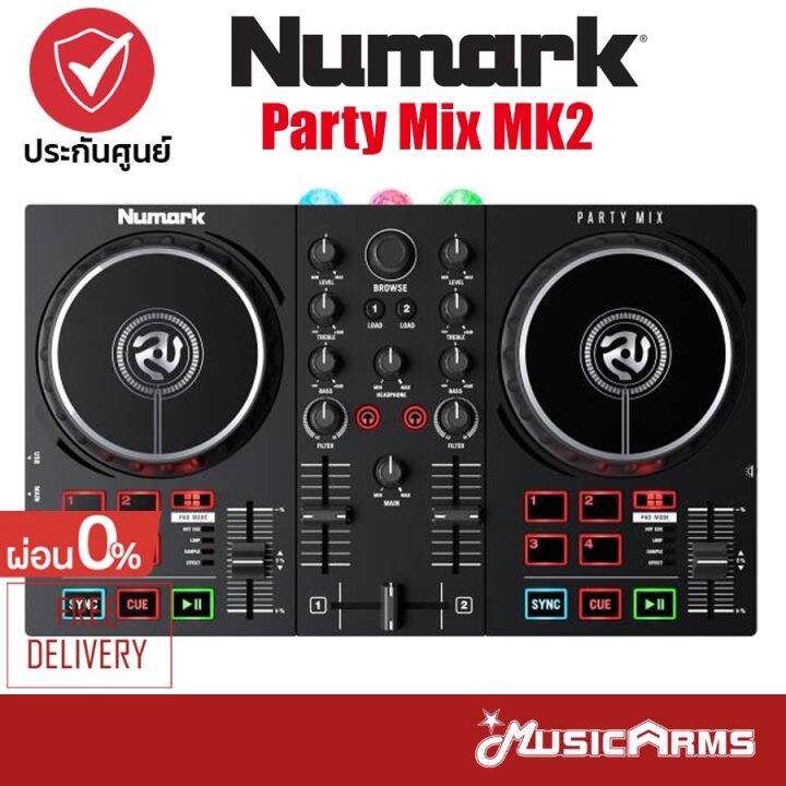 Numark Party Mix MK II ดีเจ คอนโทรลเลอร์ DJ Controller Numark DJ รับ