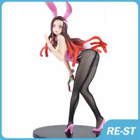 สาวญี่ปุ่นปีศาจฆ่าตัวเลขอะนิเมะ Kamado Nezuko กระต่ายสาว Ver. Pvc Action Figure Collectable Model Toy Decorations