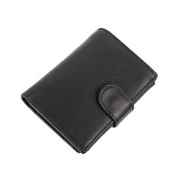 Mens Short Wallet Genuine Leather Clutch Wallets Purses Coin Pocket Multi-Card Card Holder Male Multifunctional Cowhide Purse