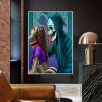 Modern Canvas Wall Art โปสเตอร์และภาพพิมพ์-ภาพวาดผู้หญิงที่สวยงามสำหรับตกแต่งห้องนอน