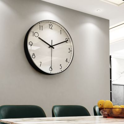 [COD] room wall clock home hanging light luxury modern minimalist creative watch mute