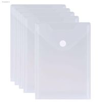 ▣♂ 5pcs/Set A5 Clear Document Folders Poly Envelopes with Velcro Closure Plastic Invoice Receipts Pouch Organizer Bags Top Opening