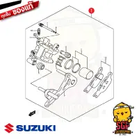 ชุดคาลิเปอร์หลัง CALIPERS ASSY, REAR แท้ Suzuki Raider R 150 Fi