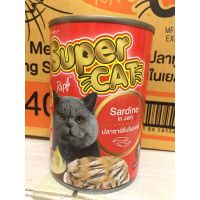 **มีสินค้าพร้อมส่ง** [1 กระป๋อง] Super Cat ขนาด 400 g อาหารเปียกแมว Super Cat ขนาด 400 กรัม