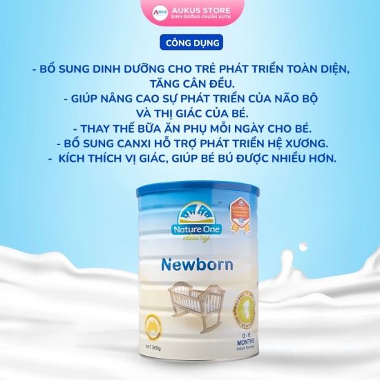 Sữa bột cho bé nature one dairy newborn số 1 phát triển toàn diện cho trẻ 0 - ảnh sản phẩm 8