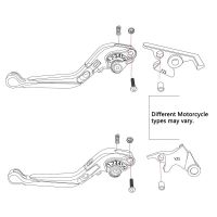 รถจักรยานยนต์ R1250GS CNC สำหรับ BMW R 1250 GS 2019-2020 R1250 GS คันโยกคลัตช์เบรกปรับได้ขยายพับได้มือจับแฮนด์