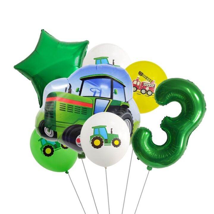 7pcs-set-excavator-tractor-number-balloons-construction-vehicle-foil-balloon-kids-birthday-party-diy-decoration-latex-balls-toy-balloons