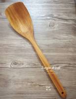 ตะหลิวไม้สัก ปากงอนโค้ง ตะหลิวไม้สักใหญ่ ตะหลิว spatula fryingpan flipper ตะหลิวไม้ teakwood ตะหลิวผัด ตะหลิวทึบ ตะหลิวใหญ่ ตะหลิวไม้สักใหญ่