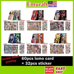 DraggmePartty 30Pcs Anime Genshin Impact Sword Art Online Jujutsu Kaisen  Cardcaptor Sakura Photocard My Hero Academia Lomo Card 