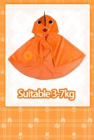 Pochita Pets Cosplay Costume Anime Chainsaw Man For Cat Dog Pet Cloak Uniform Power Denji Cute Pets Orange Outfits Clothes