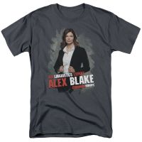 Criminal Minds Alex Blake เสื้อยืดผู้ชายผ้าฝ้ายส่วนบุคคลเสื้อยืดผู้ชาย