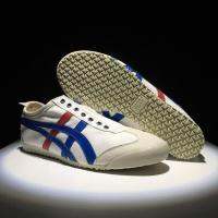 Asics Onitsuka เม็กซิโก66ชายและหญิงเสือรองเท้า66ผ้าใบรองเท้าผ้าใบขั้นตอนเดียว