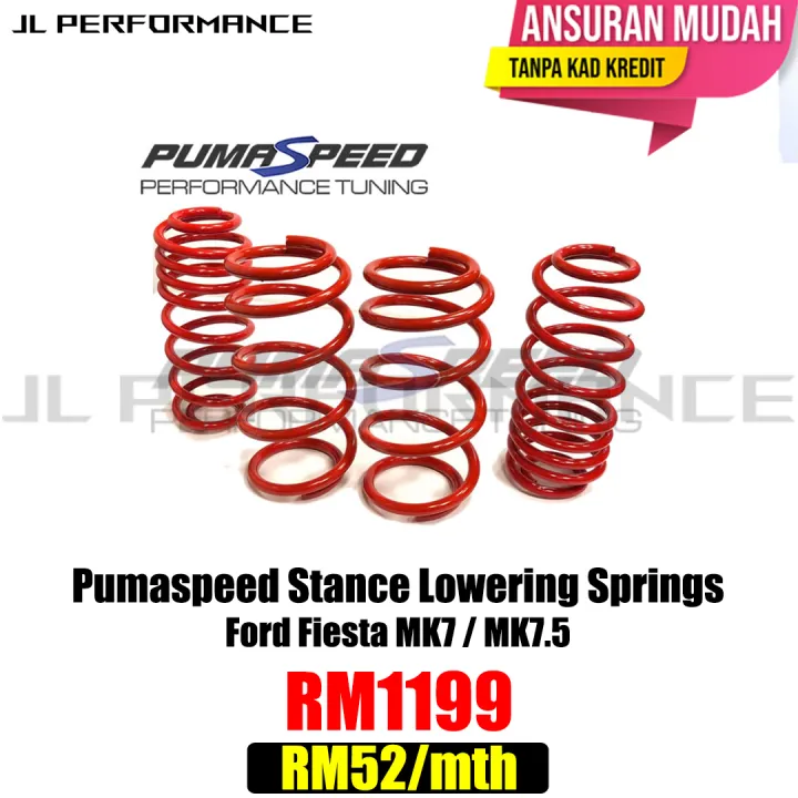 Pumaspeed Stance Lowering Springs Ford Fiesta MK7/MK7.5 Lazada