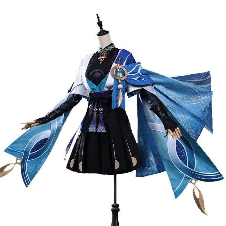 Genshin Impact Scaramouche Wanderer Cosplay Costume Halloween Balladeer ...