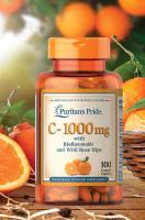 วิตามินซี Puritan’s Pride Vitamin C 1000 mg with Bioflavonoids ขนาด100 Caplets Exp.10/2024