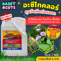 ? แถมฟรีเสื้อ 1 ตัว อะซีโทคลอร์ 50EC (อะซีโทคลอร์50%EC) คุมก่อนงอกหญ้าใบแคบและใบกว้าง (4ลิตร)