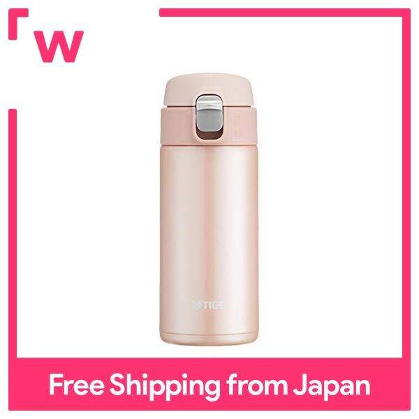 Tiger Thermos Water Bottle Tiger Mug Bottle 360ml Sahara One Touch Lightweight MMJ-A362PJ Pink