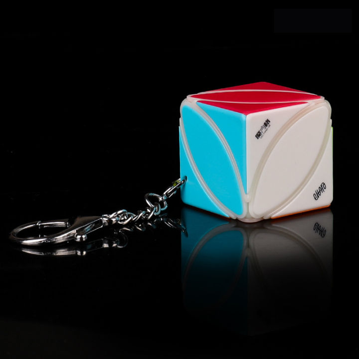 creative-key-chain-mini-3-3-small-vivid-color-magic-cube-children-educational-toy-ลูกบิด-รูบิคผึกสมอง-ทรงลูกบาศก์-ฝึกสมอง-เพิ่มไอคิว-ลื่น-ทน-รูบิค-พวงกุญแจรูบิค-รูบิคจิ๋ว
