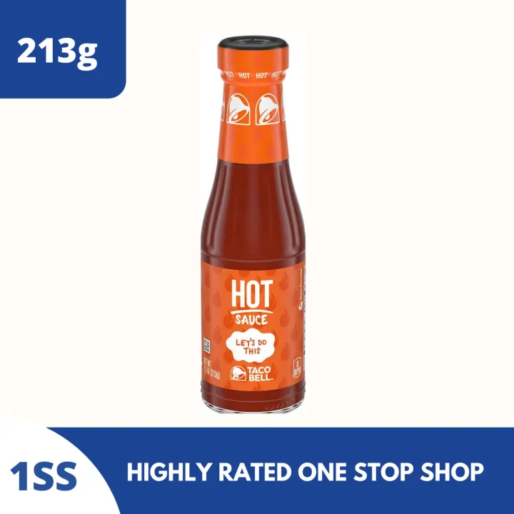 Taco Bell Hot Sauce 7.5oz (Exp Mar 2023) Lazada PH