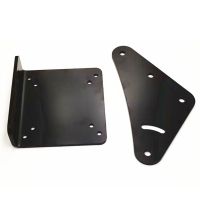 ♂┇ 1PC Carbon Steel L-Type Bracket Fixed Racing Simulator Display Fixture Triple Screen Bracket Angle Connecting Plate Triangle