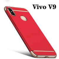 Case for Vivo v9 เคสโทรศัพท์ VIVO V9 เคสประกบหัวท้าย เคสหัวท้าย เคสกันกระแทก แบบไม่หนา สีเมทัลลิค หัว-ท้าย