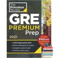 See, See ! The Princeton Review GRE Premium Prep 2021 (Princeton Review Gre Premium Prep) [Paperback] (ใหม่)พร้อมส่ง