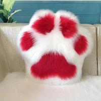 Cute cat paw pillow panda paw cushion sofa back home bedside lumbar chair pillow Sofa Car Home Decor Soft Plush Stuffed Toy