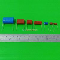 ตัวเก็บประจุ ตัว C ซีไมล่าร์ คาปาซิเตอร์ ไมล่าร์ Mylar Capacitor 630V 102J ถึง 824J #M-Capacitor (1 ตัว)